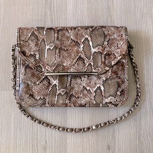 ✨Like New Ivanka Trump Snakeskin Shoulder Purse
